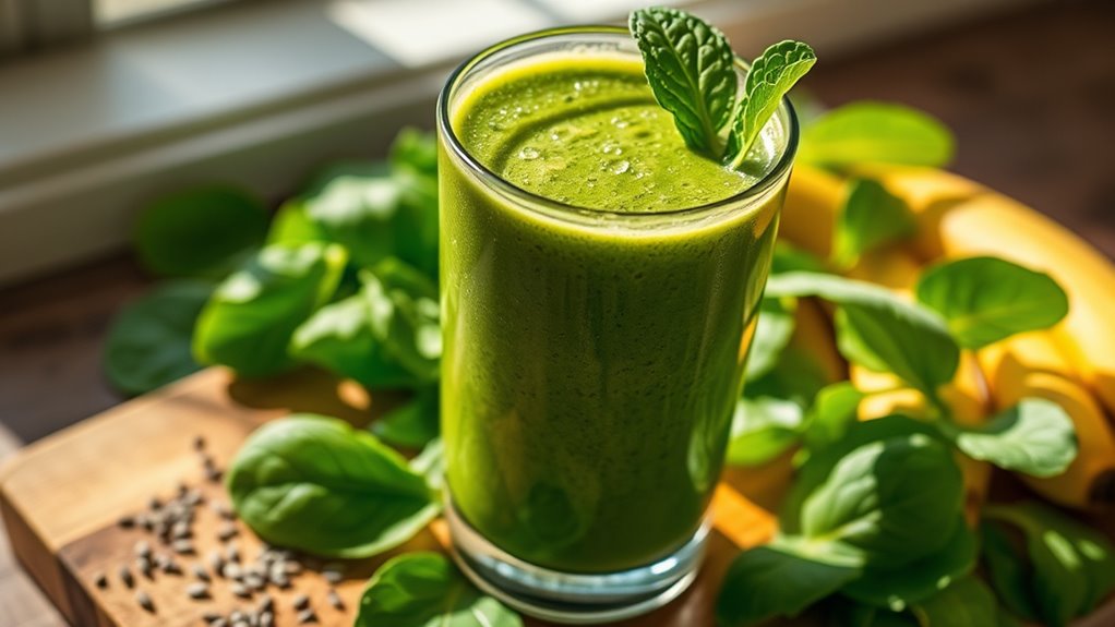 healthy spinach smoothie recipe