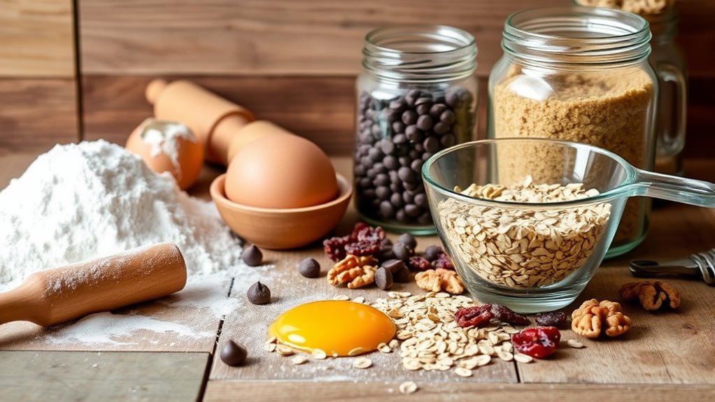 ingredient preparation for baking