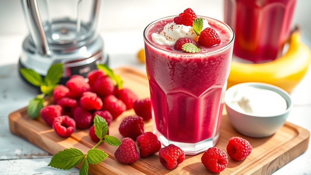 ingredient preparation for smoothies