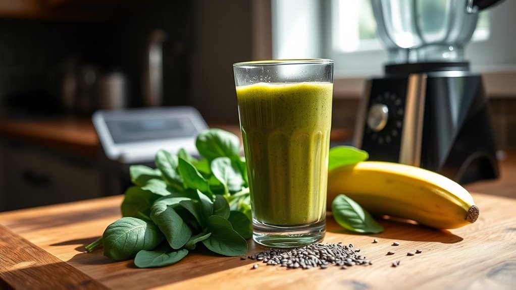 ingredient preparation for smoothies