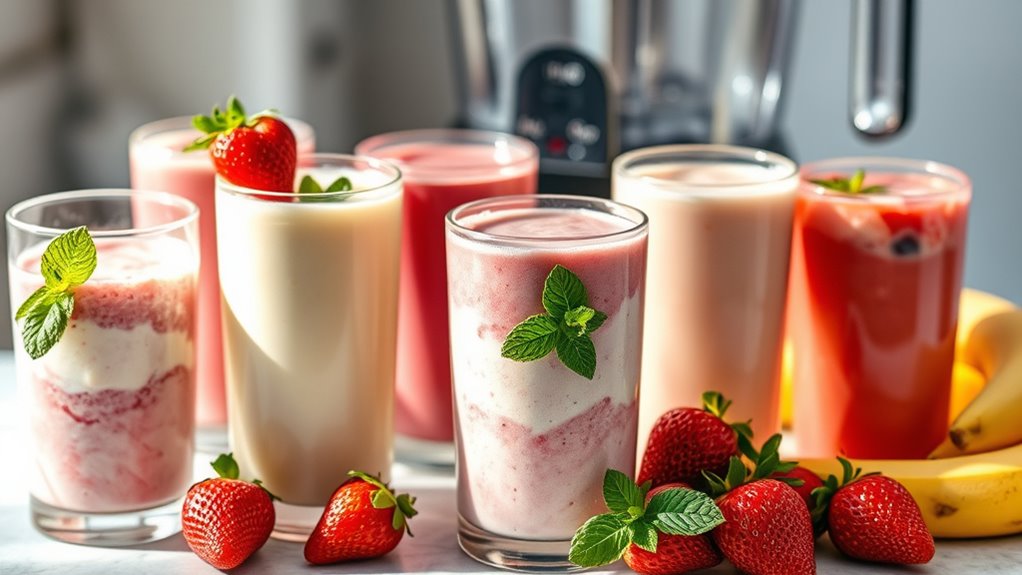 ingredient preparation for smoothies