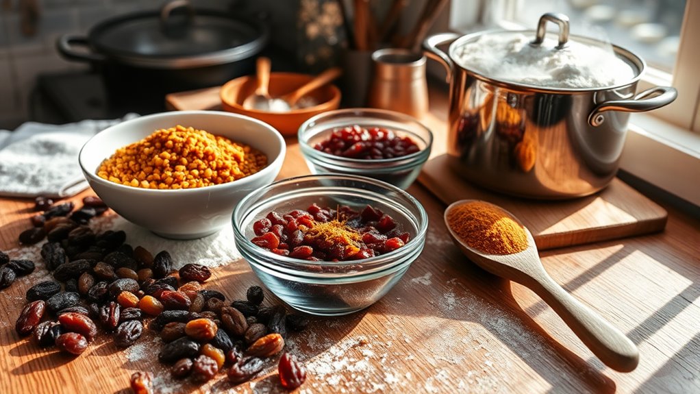 irish christmas pudding preparation