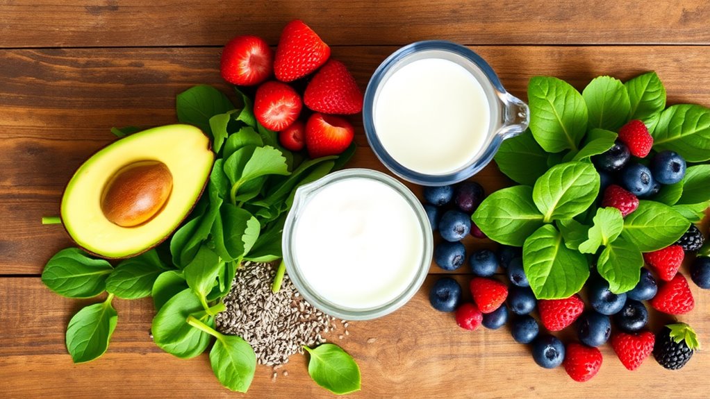keto smoothie ingredient balance