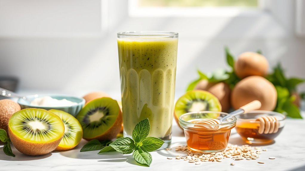 kiwi smoothie ingredient quantities