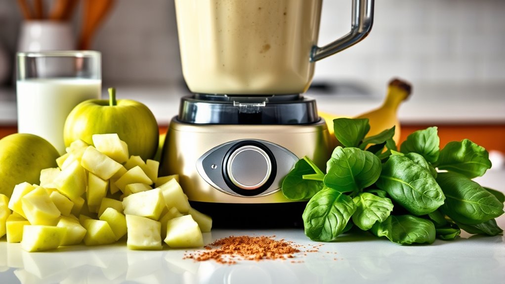 layer ingredients for blending