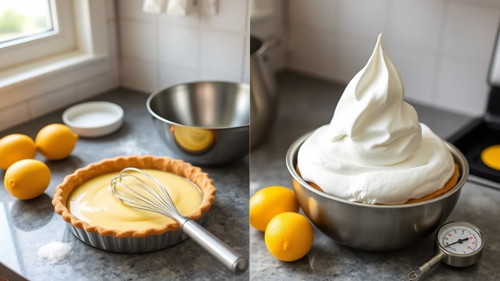 lemon pudding meringue pie