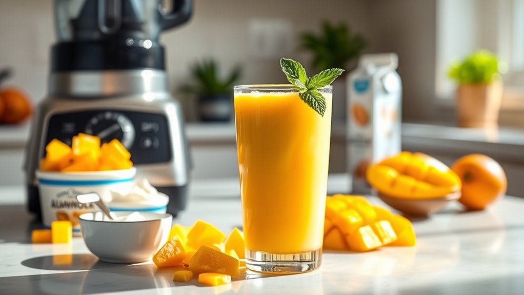 mango smoothie preparation guide