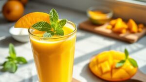 mango smoothie preparation instructions