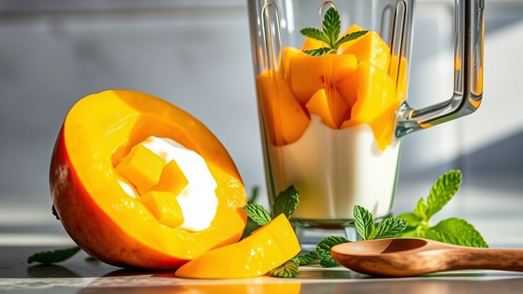 mango smoothie preparation tips