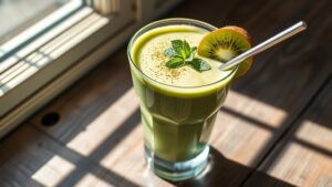 matcha smoothie preparation steps