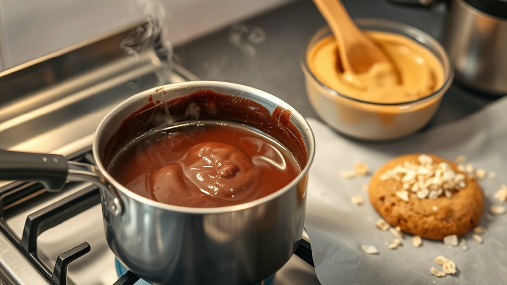 measure mix heat serve