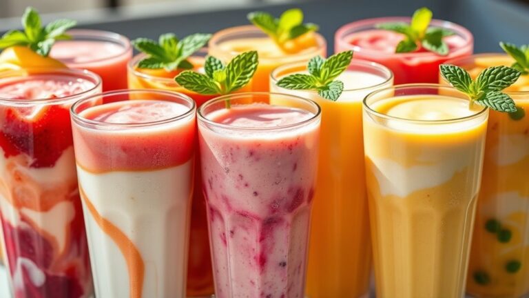 milk based fruit smoothie recipes