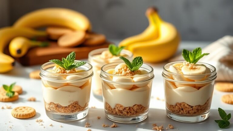 mini banana pudding cheesecakes