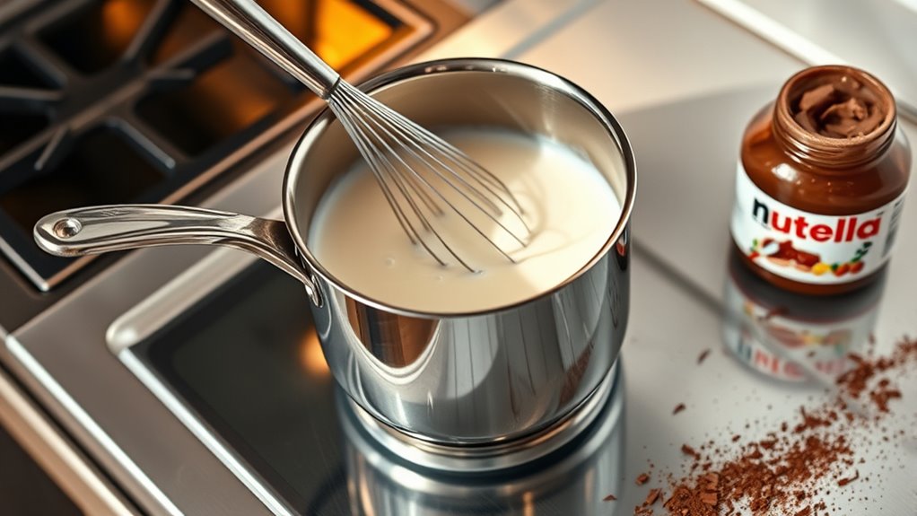 nutella pudding cooking instructions