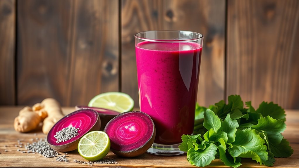 nutritious beet smoothie ingredients