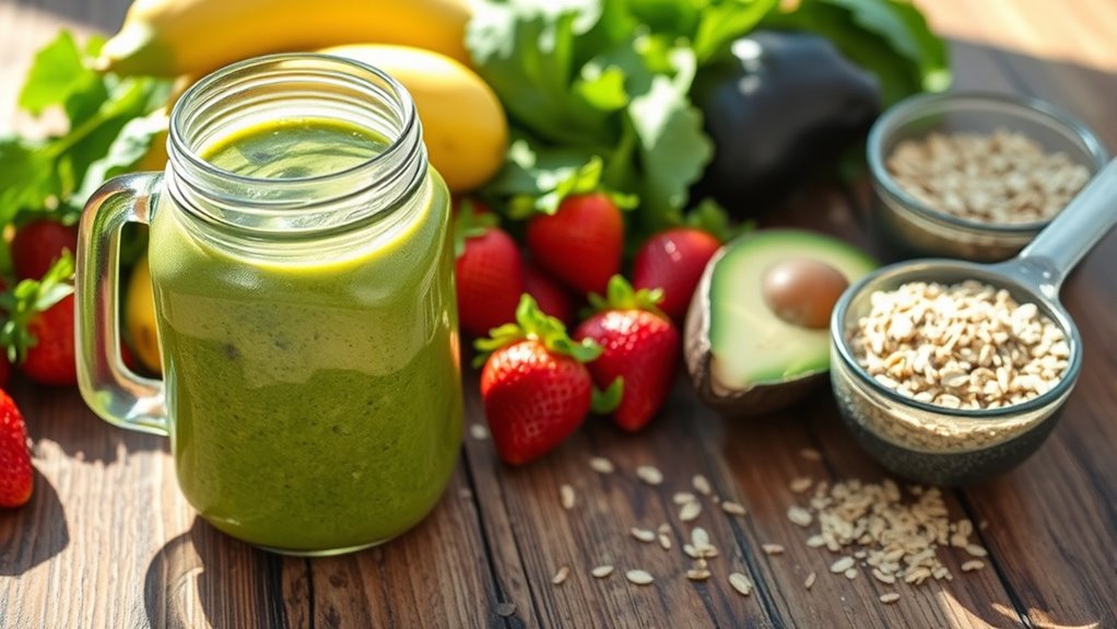 nutritious breakfast smoothie ingredients