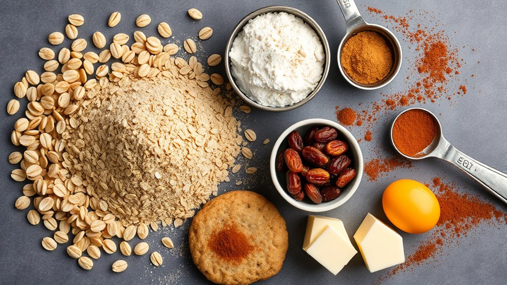 oatmeal cookie ingredient list