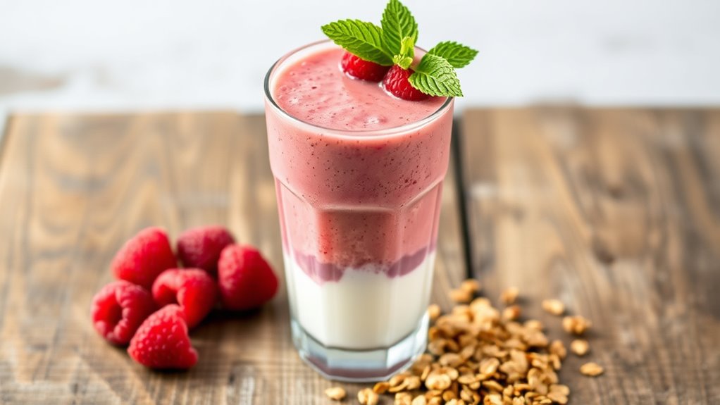 optimize raspberry smoothie preparation