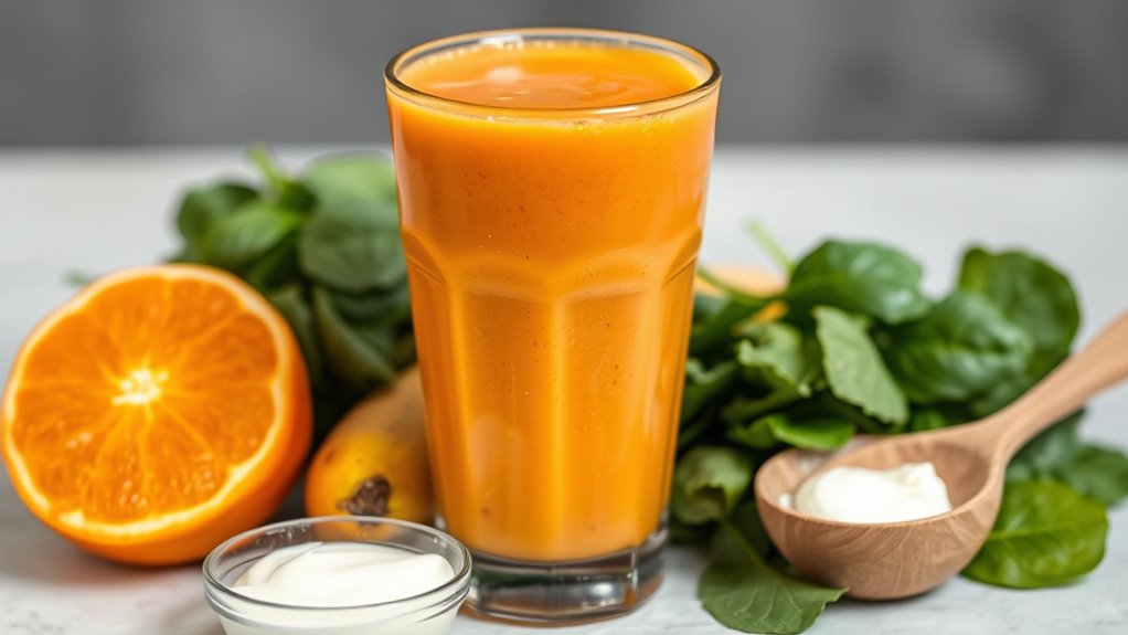 orange smoothie ingredient guide