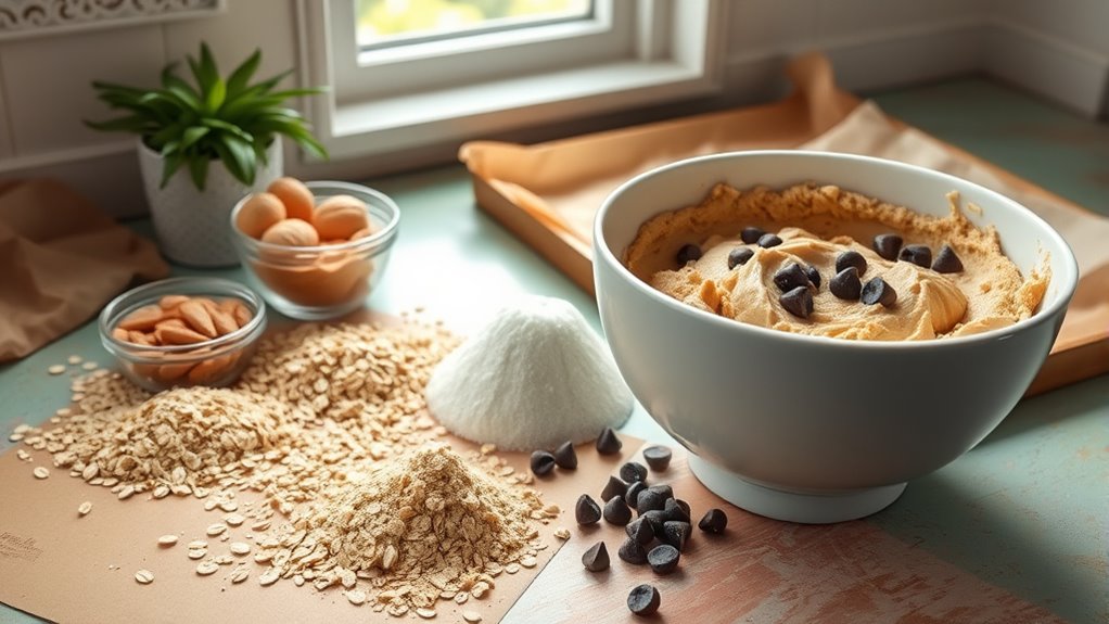 organize prep measure bake