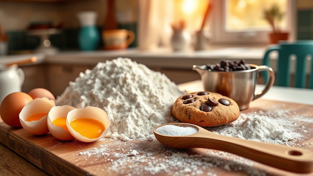 organized kitchen for baking