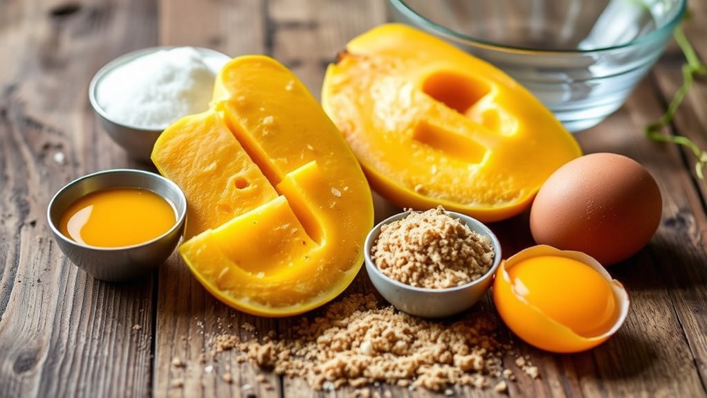 pawpaw pudding ingredient list