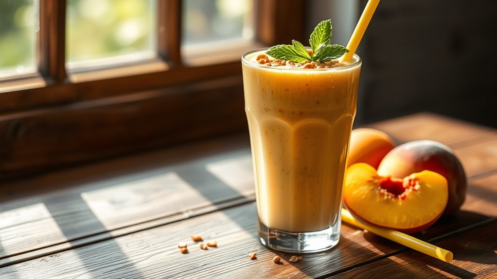 peach fruit smoothie recipe