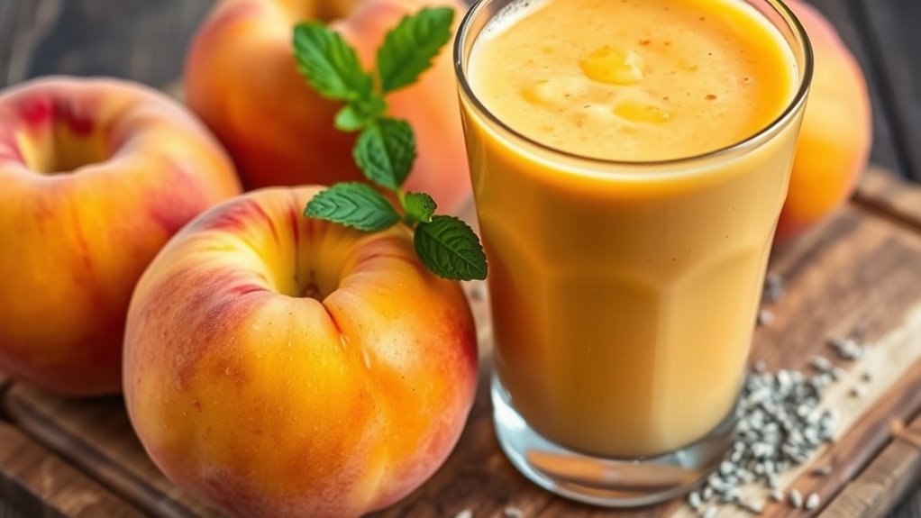 peach smoothie ingredient list