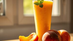 peach smoothie preparation guide