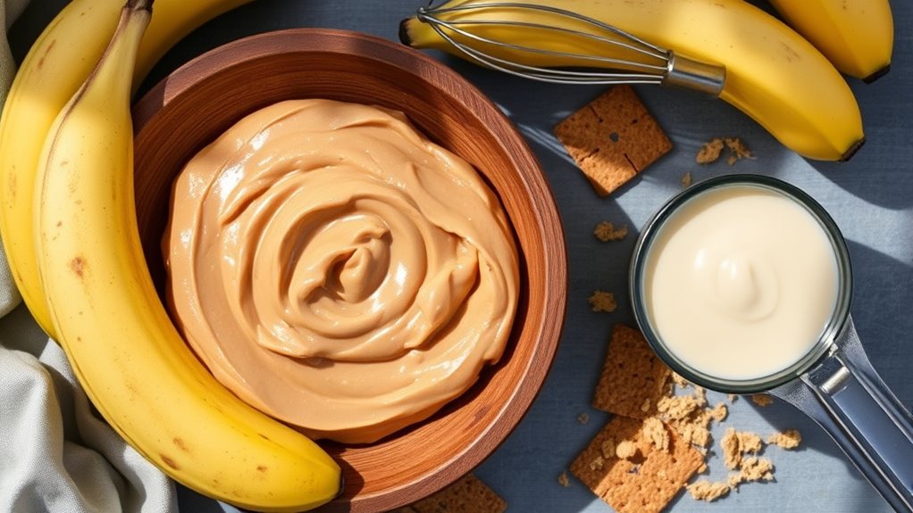 peanut butter banana pudding