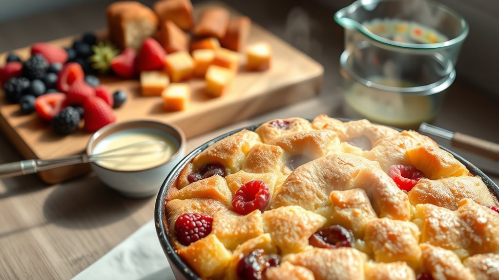 perfect fruity bread pudding