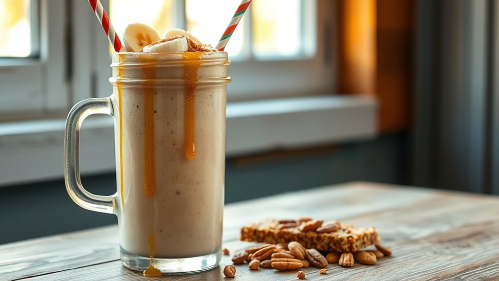 perfect peanut butter banana smoothie
