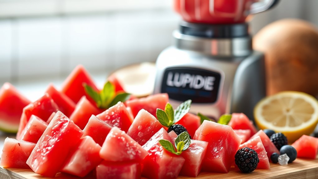 perfect watermelon smoothie preparation