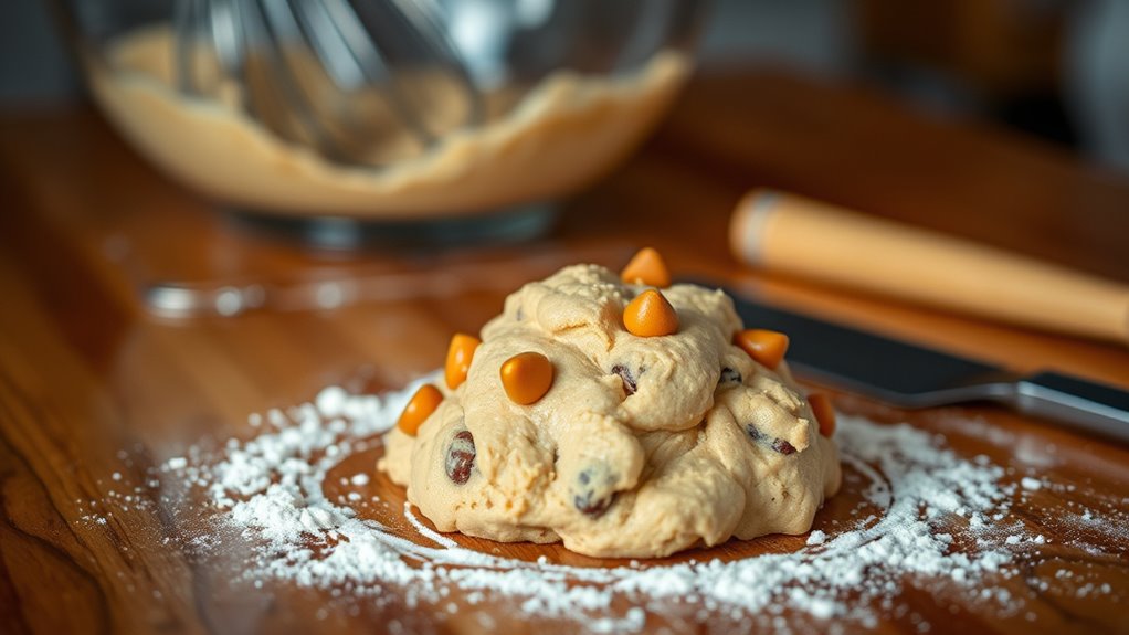 perfectly chewy cookie preparation