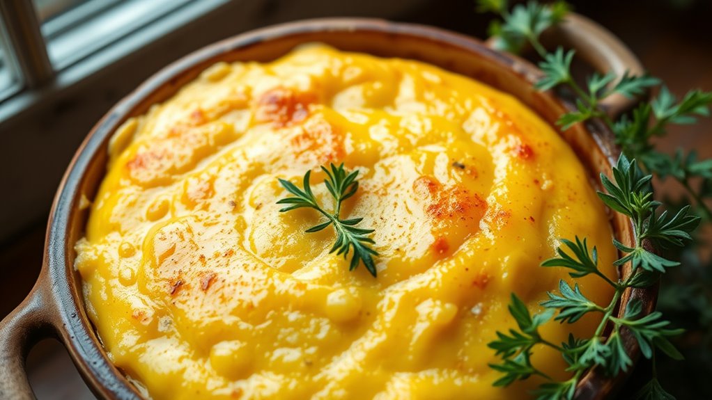 perfectly creamy corn pudding