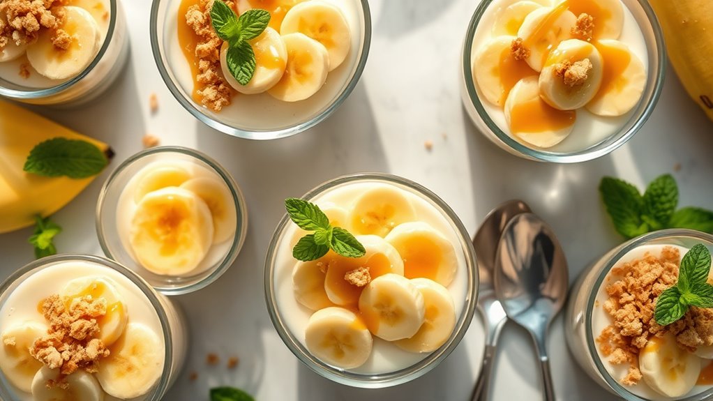 perfectly prepared banana pudding