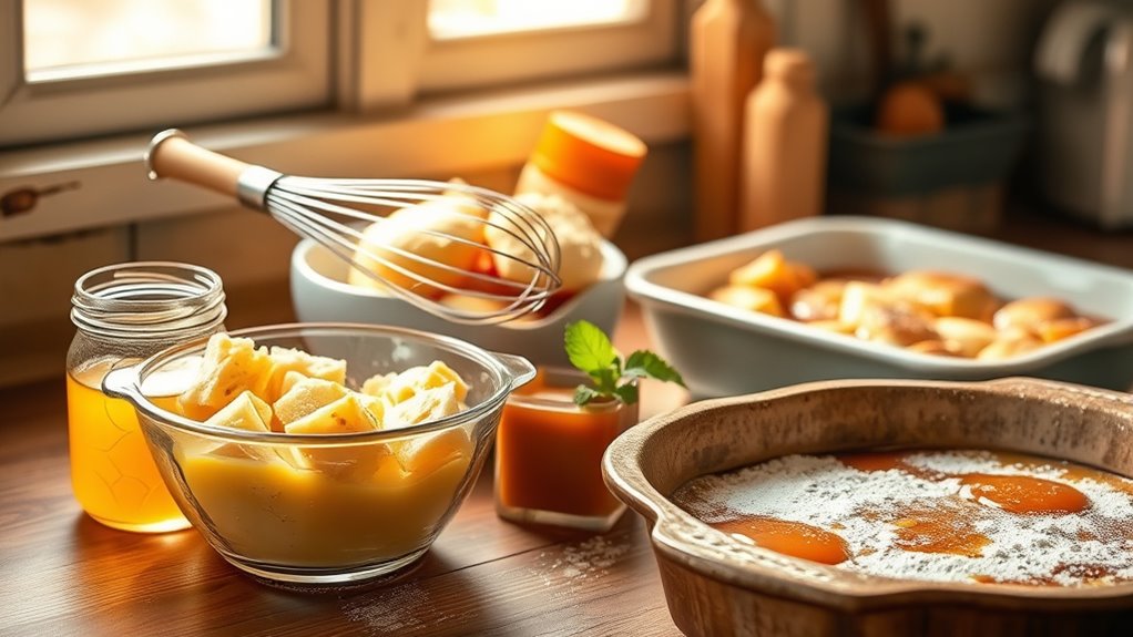 perfectly prepared bread cubes