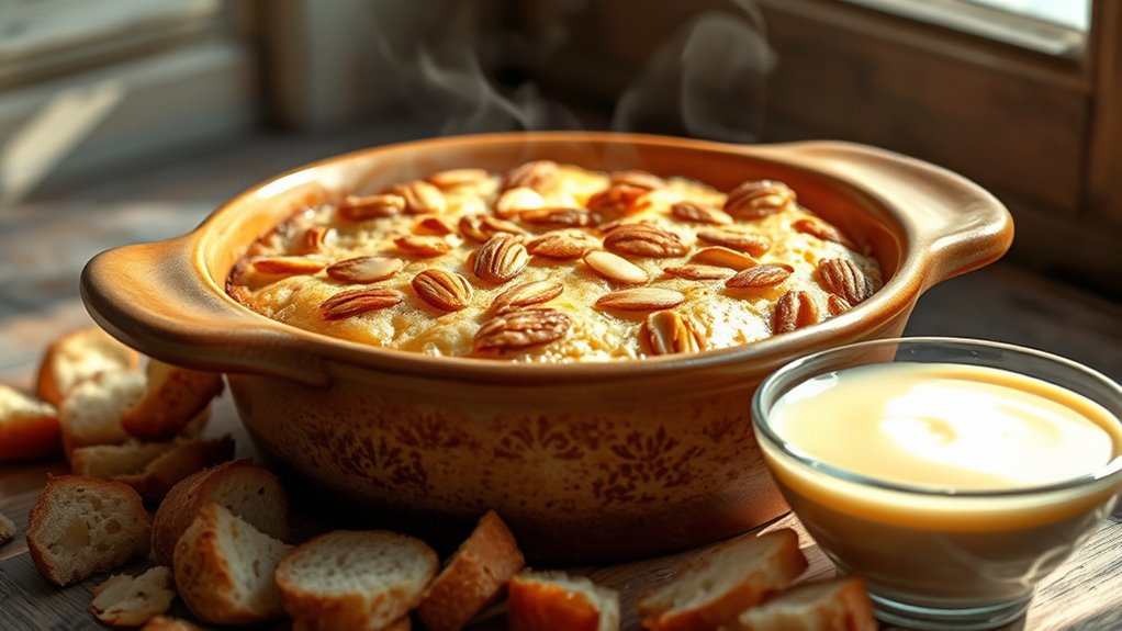 perfectly textured bread pudding