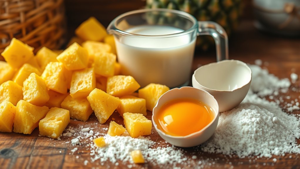 pineapple bread pudding ingredients
