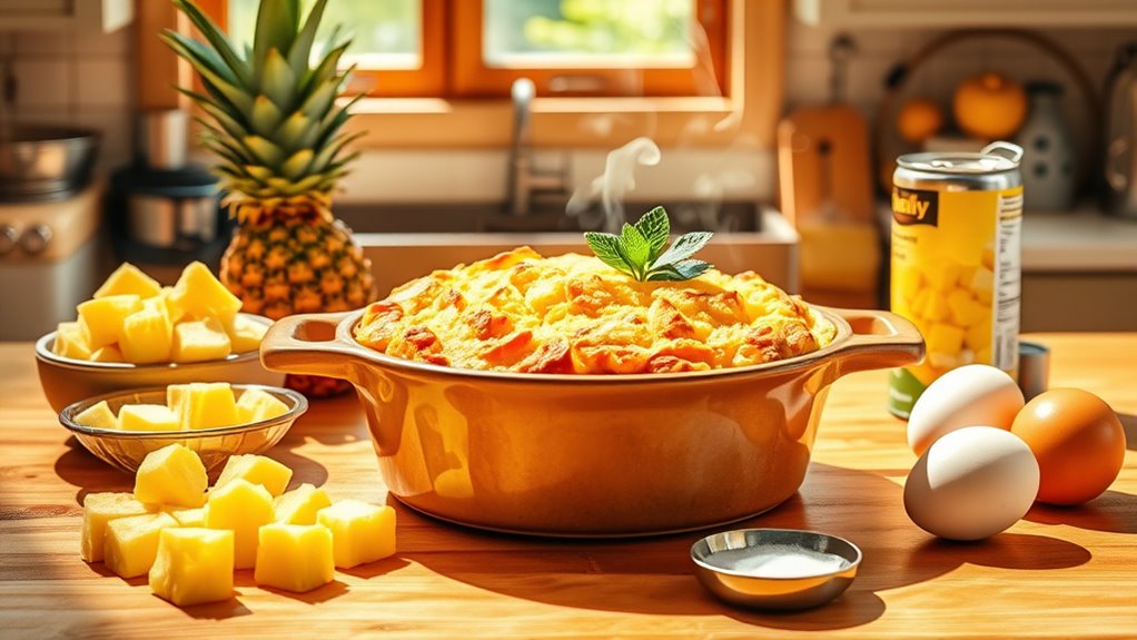 pineapple bread pudding ingredients
