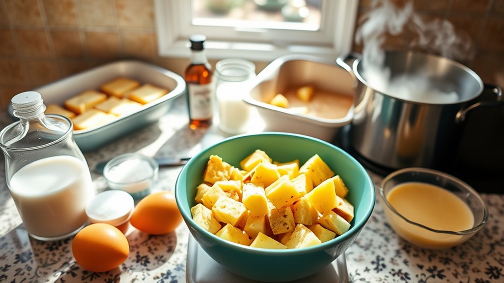 pineapple bread pudding recipe