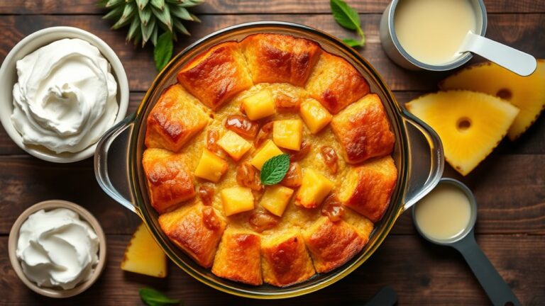 pineapple bread pudding recipe