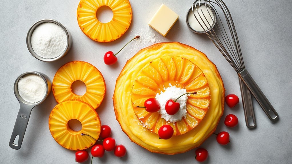 pineapple upside down pudding ingredients