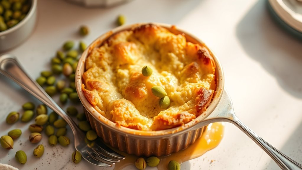 pistachio bread pudding recipe