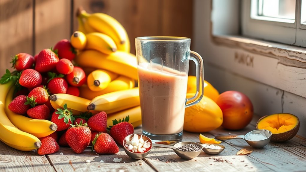 precise fruit smoothie measurements