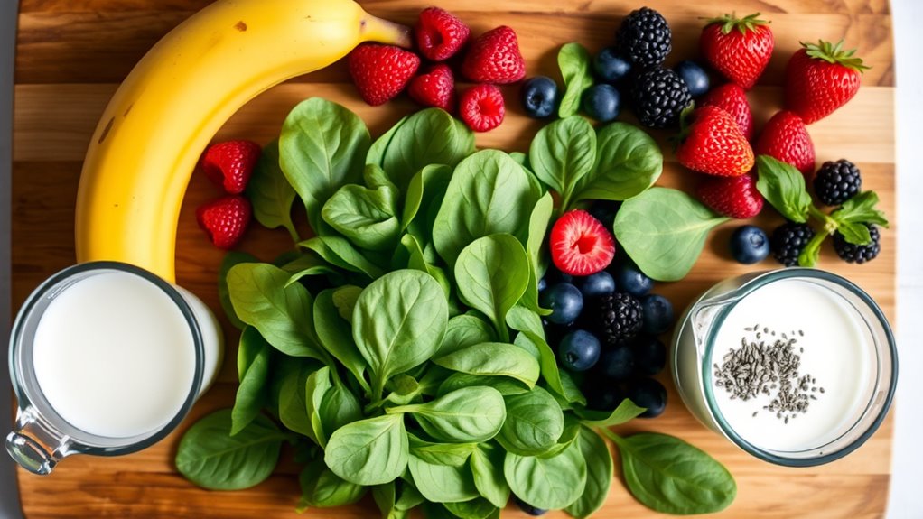 precise ingredients for smoothies