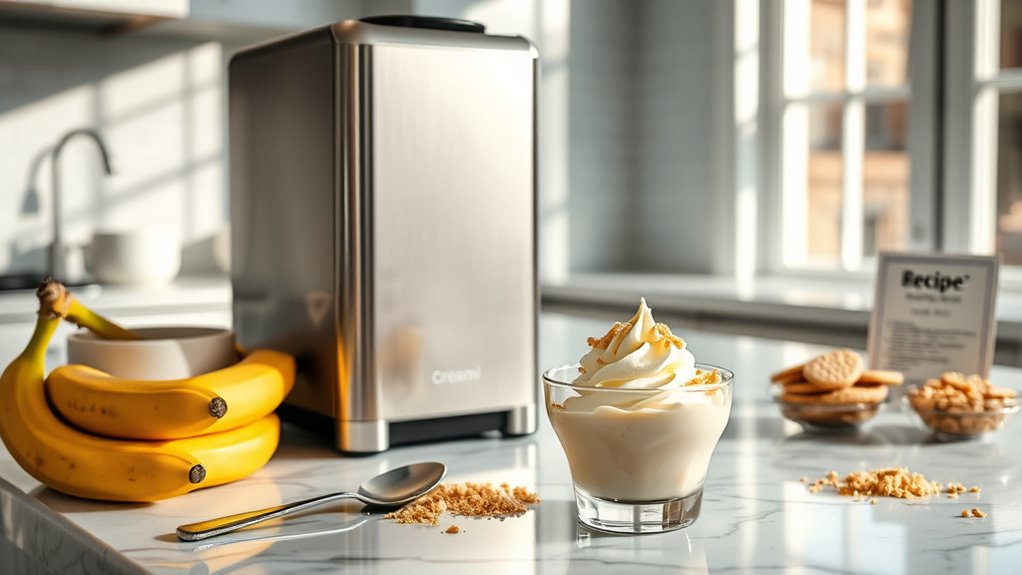prepare banana pudding ice cream