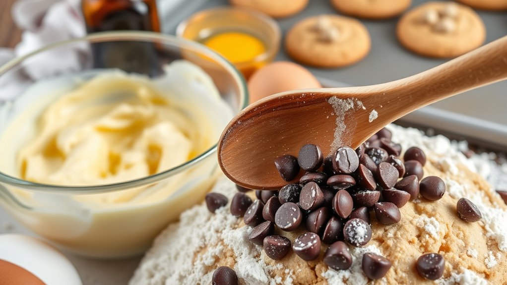 prepare cookie dough carefully