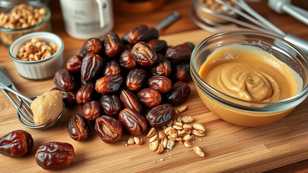 prepare dates and nuts