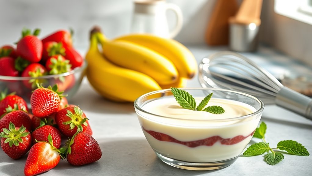 prepare fruits for pudding